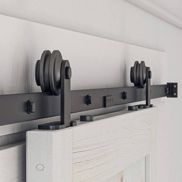 ATT Sliding Standard Single Track Barn Door Hardware Kit Wayfair
